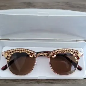 Accessories | Italy Design Crystal Iced Sunnies Womens  display picture 1